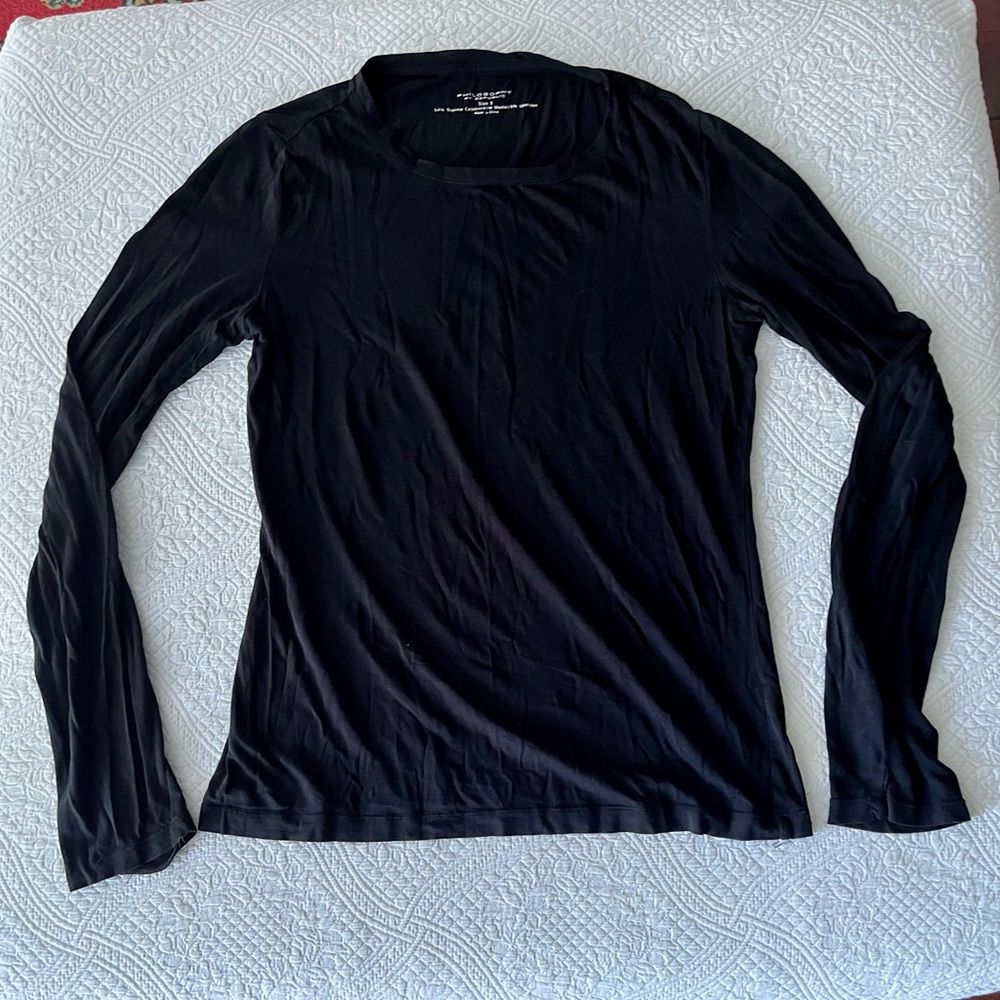 Long Sleeve Crew tee.